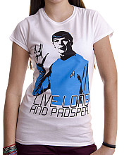 Star Trek tričko, Live Long And Prosper Girly, dámské