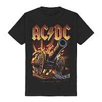 AC/DC tričko, Burning Salute Black, pánské