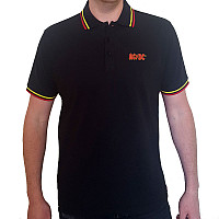 AC/DC tričko, Classic Logo Polo Black, pánské