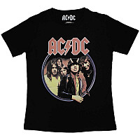 AC/DC tričko, Highway To Hell Circle Black, dámské