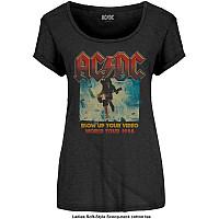 AC/DC tričko, Blow Up Your Video Black, dámské
