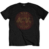 AC/DC tričko, High Voltage Vintage Black, pánské