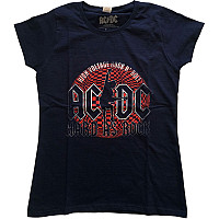 AC/DC tričko, Hard As Rock Girly Blue, dámské