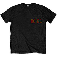 AC/DC tričko, Hard As Rock With Back Print, pánské