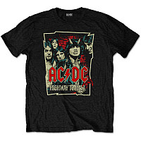 AC/DC tričko, Highway To Hell Sketch Black, pánské