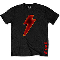 AC/DC tričko, Bolt Logo Black, pánské