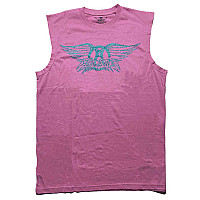 Aerosmith tílko, Glitter Print Logo Pink, pánské