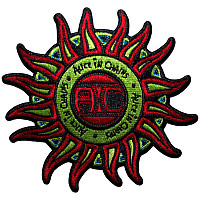 Alice In Chains tkaná nažehlovačka PES 128 x 138 mm, Sun Logo Colour