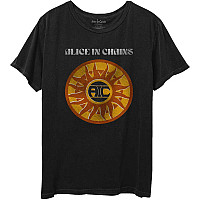 Alice in Chains tričko, Circle Sun Vintage Black, pánské