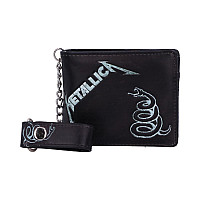 Metallica peněženka 11 x 9 x 2 cm s řetízkem/ 220 g, Black Album