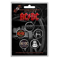 AC/DC set 5-ti placek průměr 25 mm, For Those About To Rock
