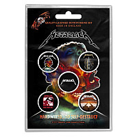 Metallica set 5-ti placek ⌀ 25 mm, Hardwired To Self Destruct