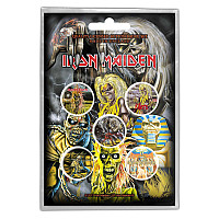 Iron Maiden set 5-ti placek průměr 25 mm, Early Albums