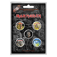 Iron Maiden set 5-ti placek, The Faces Of Eddie