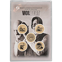 Volbeat set 5-ti placek průměr 25 mm, Servant Of The Mind