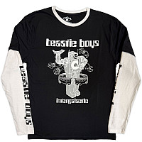 Beastie Boys tričko dlouhý rukáv, Intergalactic Robot Black & White, pánské