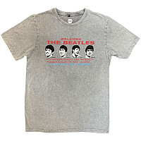 The Beatles tričko, Candlestock Park Heads Stone Wash Grey, pánské