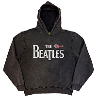 The Beatles mikina, Guitar & Drop T Wash Charcoal Grey, pánská