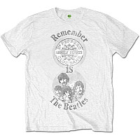 The Beatles tričko, Remember White, pánské