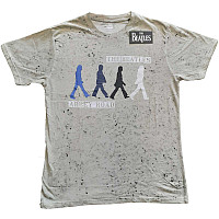 The Beatles tričko, Abbey Road Colours Wash Collection Grey, pánské