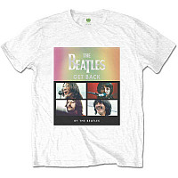 The Beatles tričko, Album Faces Gradient White, pánské