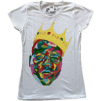 Notorious B.I.G. tričko, Crown White, dámské