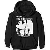 Billie Eilish mikina, Bad Things Black, pánská