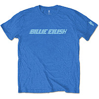 Billie Eilish tričko, Blue Racer Logo, pánské