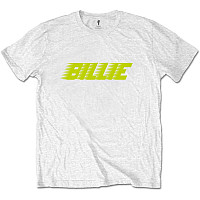 Billie Eilish tričko, Racer Logo White, pánské