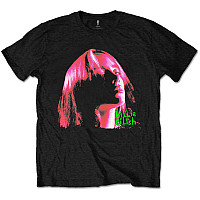 Billie Eilish tričko, Neon Shadow Pink Black, pánské