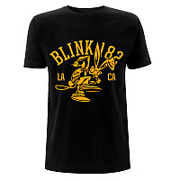 Blink 182 tričko, College Mascot Black, pánské