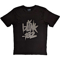 Blink 182 tričko, Neon Logo Hi-Build Black, pánské