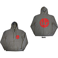 Blur mikina, Circle Logo Zipped BP Grey, pánská