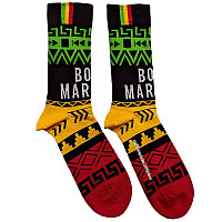 Bob Marley ponožky, Press Play Black, unisex - velikost 7 až 11 (40 až 45)