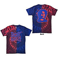 Bob Marley tričko, Trippy Text Dye Wash BP Red & Blue, pánské