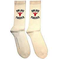 Bon Jovi ponožky, Forever Natural, unisex - velikost 7 až 11 (40 až 45)