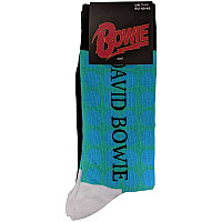 David Bowie ponožky, Circles Pattern Blue, unisex - velikost 7 až 11