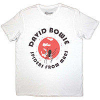 David Bowie tričko, Spiders From Mars White, pánské