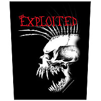 The Exploited nášivka na záda 30x27x36 cm, Bastard Skull