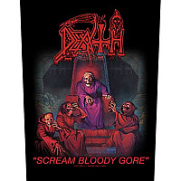 Death nášivka na záda 30x27x36 cm, Scream Bloody Gore