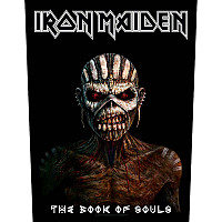 Iron Maiden nášivka na záda 30x27x36 cm, The Book Of Souls, unisex