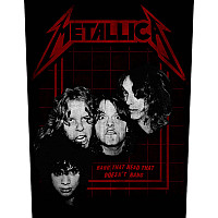 Metallica nášivka na záda 30x27x36 cm, Bang That Head
