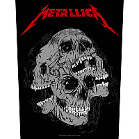 Metallica nášivka na záda 30x27x36 cm, Skulls