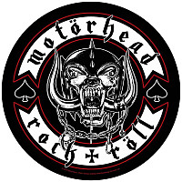 Motorhead nášivka na záda CO+PES průměr 29 cm, Biker Black