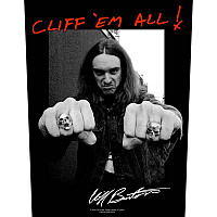 Metallica nášivka na záda 30x27x36 cm, Cliff 'Em All!
