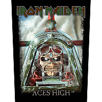 Iron Maiden nášivka na záda 30x27x36 cm, Aces High,