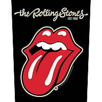 Rolling Stones nášivka na záda 30x27x36 cm, Black Ice
