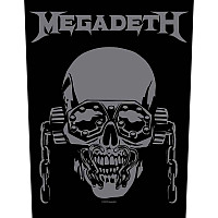 Megadeth nášivka na záda CO+PES 30x27x36 cm, Vic Rattlehead
