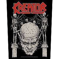 Kreator nášivka na záda 30x27x36 cm, Skull & Skeletons