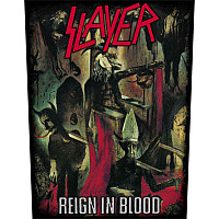 Slayer nášivka na záda CO+PES 30x27x36 cm, Reign In Blood